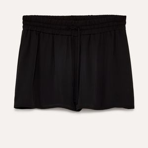 Aritzia Sunday Best Black Drawstring Shorts